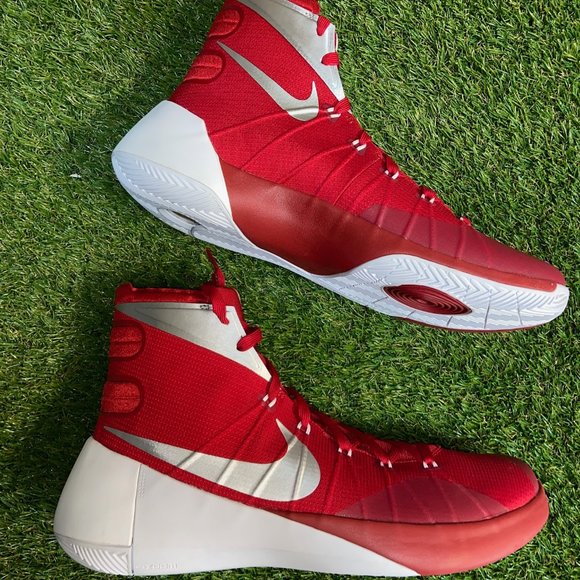 Nike Hyperdunk 2015 Basketball Shoes Red White 812944-603 Mens Size 13 RARE NEW main image 8